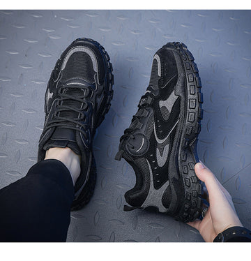 MS874 - Black Chunky Casual Shoes